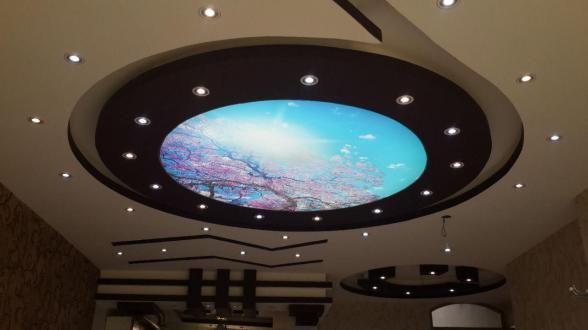 فروشگاه کناف دایره ای سقف پذیرایی