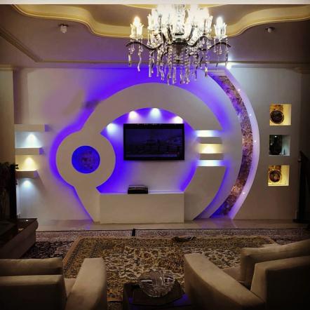 سفارش کناف ال سی دی مدرن گرد