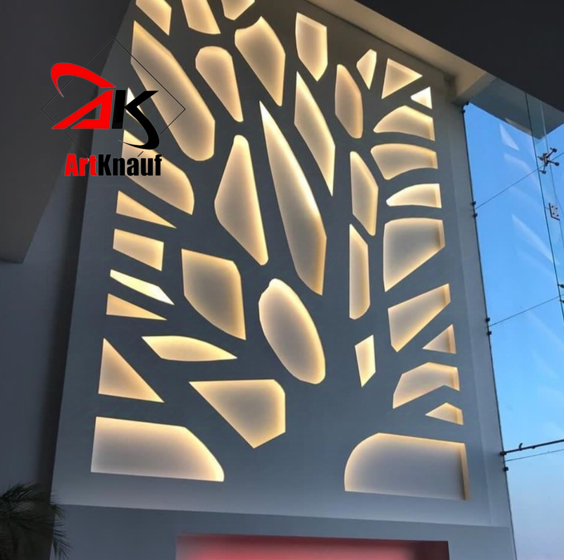 دیوار کناف با طراحی منحنی