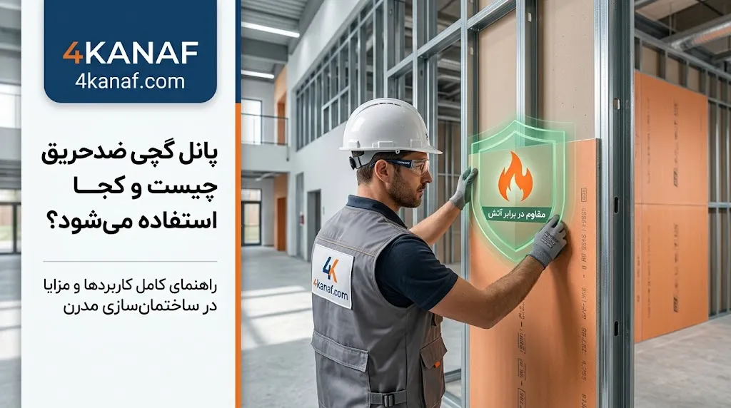 پانل گچی ضدحریق چیست و کجا استفاده میشود؟