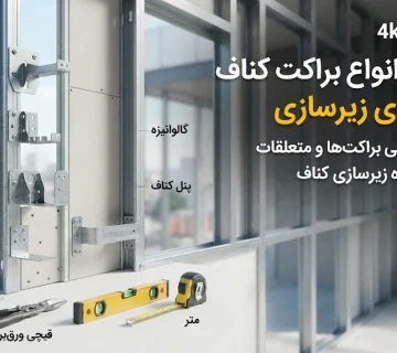 مقایسه انواع براکت کناف و ابزارهای زیرسازی؛ کدام‌یک مقرون‌به‌صرفه‌تر است؟